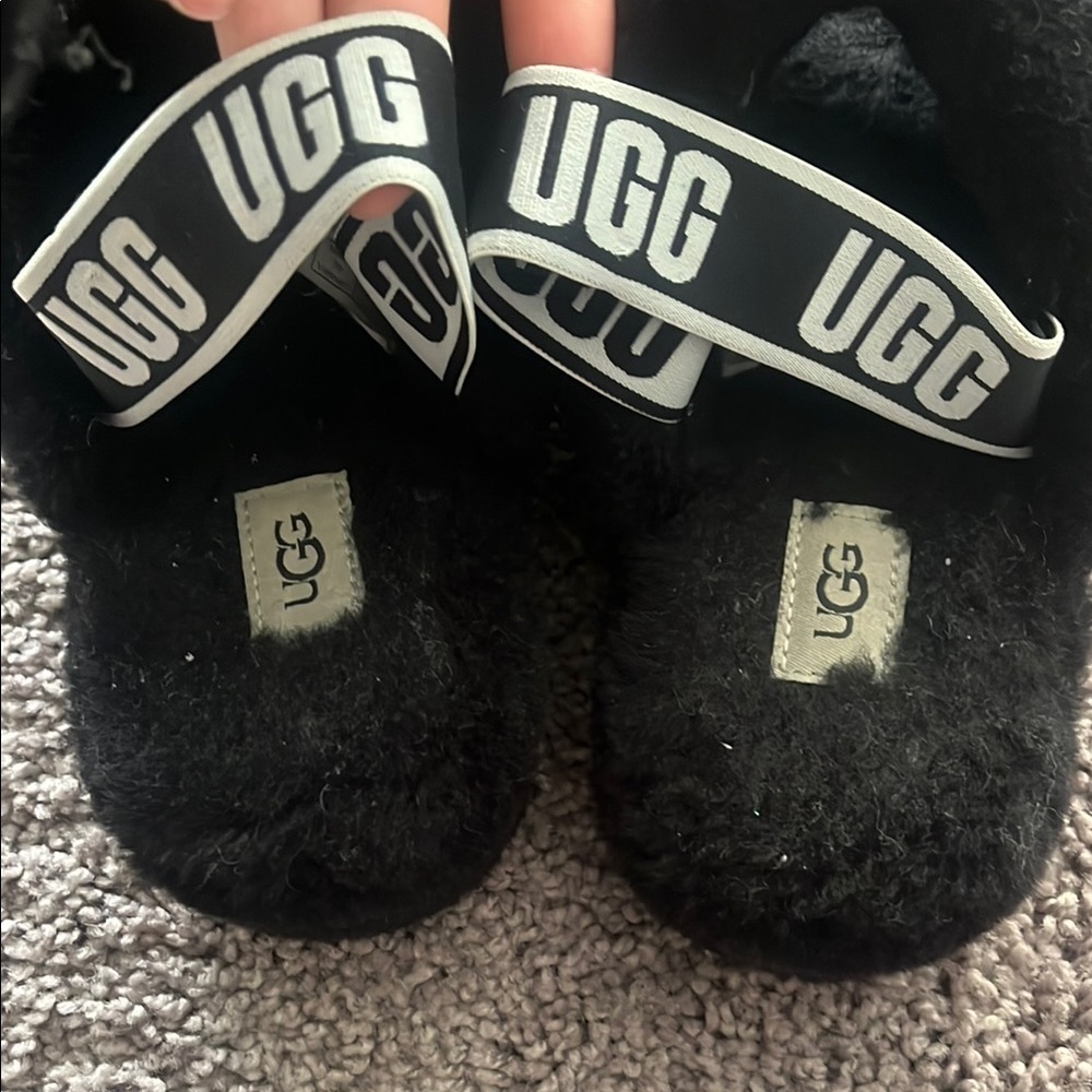 UGG Black Slippers - Picture 3 of 7